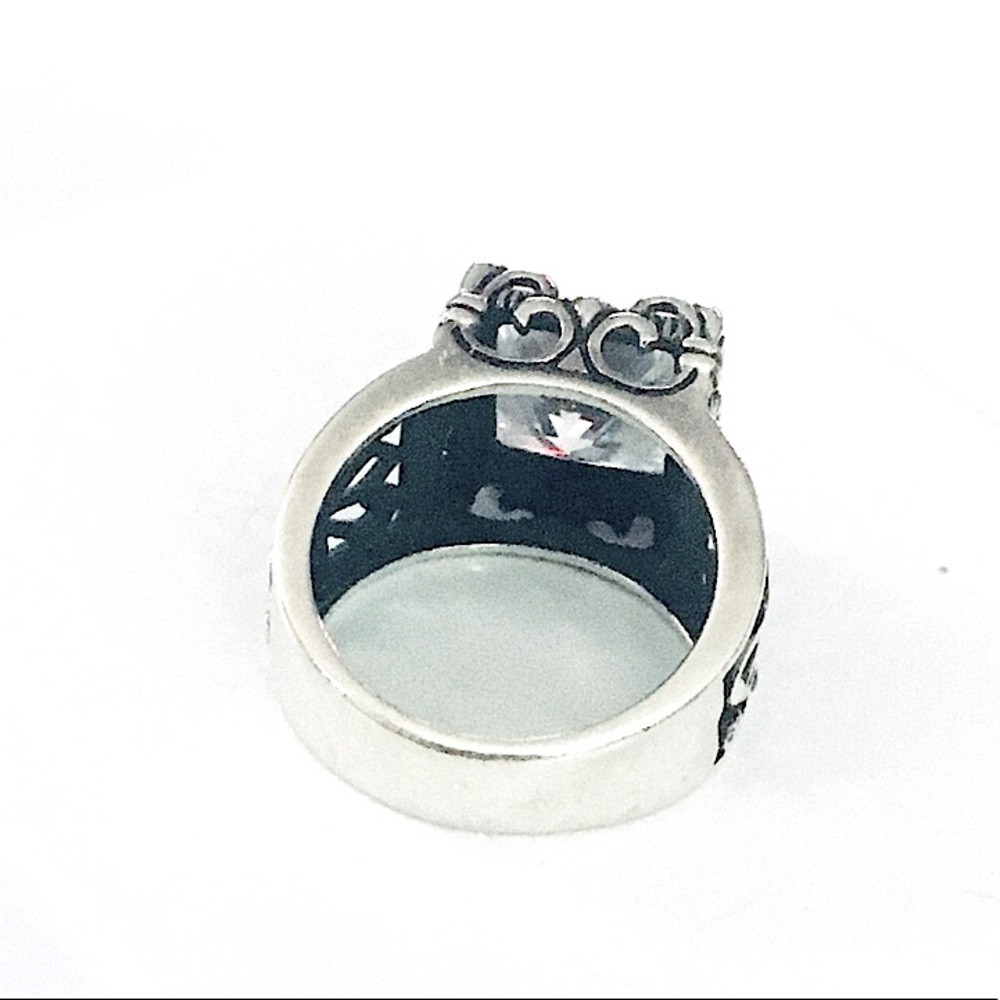 SILPADA Uptown Sterling Silver CZ Cocktail Ring - Picture 5 of 10